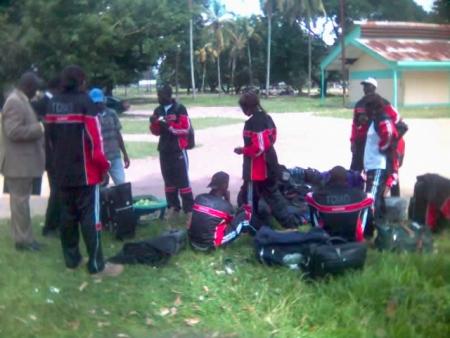 l'equipe tchadienne de karate